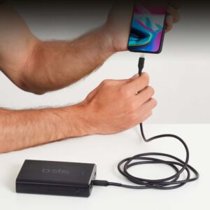 Kabelis SBS  SBS TECABLELIGTC1K USB-C - Lightning cable 1m - black 