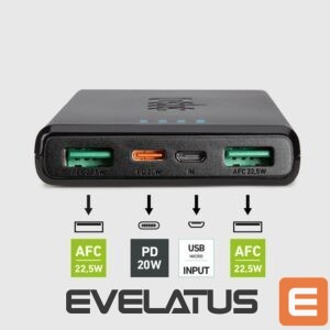 Power bank SBS  Powerbank SBS TTBB10000FASTPD20K 10000 mAh 20W with Power Delivery - black 