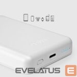 Išorinė baterija SBS  Powerbank SBS TEBB5000MAG1CW 5000 mAh USB-C, MagSafe compatible - white 