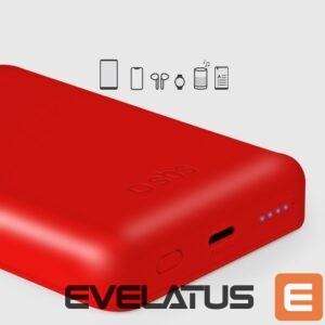 Ārējais akumulators SBS  Powerbank SBS TEBB5000MAG1CR 5000 mAh compatible with MagSafe - red 