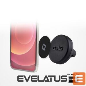 Auto holder SBS  SBS TESUPPUNIVAIRMAG smartphone holder compatible with MagSafe, for air vent - black 