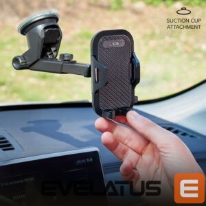 Авто держатель SBS  SBS TEHWSUPWIND smartphone holder telescopic with suction cup - black 