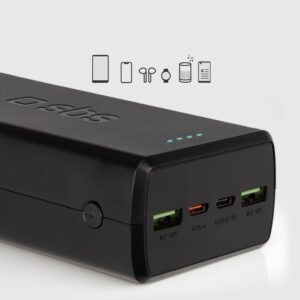 Power bank SBS  Powerbank SBS TTBB30000PD20K 30000 mAh 2 x USB-C 2 x USB-A - black 