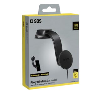 Dock station SBS  Smartphone holder with inductive charger SBS TESUPPMAG15W2115W compatible with MagSafe - black 