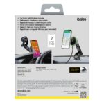 Automatinis laikiklis SBS  SBS TESUPMAGEXTWIR15W Telescopic Smartphone Holder with Wireless Charger, MagSafe Compatible, for Windshield and Dashboard - Black 