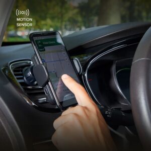 Auto turētājs SBS  SBS TESUPWIR15WAUT smartphone holder with wireless charger for air vent - black 