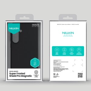 Nugarėlės dėklai Nillkin  Nillkin Super Frosted Shield Pro Magnetic Case for Samsung S25+ with MagSafe - Black 