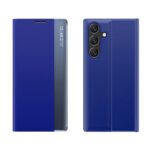 Back panel cover Hurtel  New Sleep Case Flip Cover with Stand Function for Samsung Galaxy A36 - Blue 