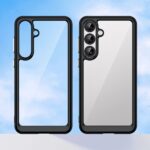 Nugarėlės dėklai Hurtel  Outer Space Case for Samsung Galaxy A36 Cover with Flexible Frame - Black 