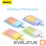 Power bank Baseus  Baseus Popsicle 5200mAh 20W Powerbank with Built-in Lightning Cable (+ White Baseus Simple USB-C - USB-C 60W/20V/3A/30cm Cable) - Blue-Orange 