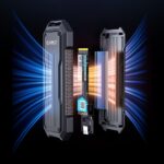 Kitas kompiuterio priedas Orico  Orico OXS2C3-G2 M.2 NVMe/SATA SSD USB-C 3.2 Tactical Reinforced Disk Caddy - Gray 