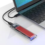 Другой аксессуар для компьютера Orico  Orico TCM2-C3 M.2 NVME to USB-C 10Gb/s Disk Drive - Red 
