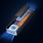 Kitas kompiuterio priedas Orico  Orico OUM2-G20 M.2 NVME USB-C 3.2 20Gb/s Disk Drive - Silver 