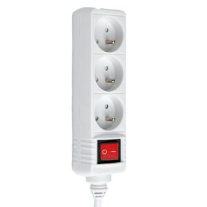 Cita datorprece Hama  Hama Standard 3-socket power strip 1.5m - white 