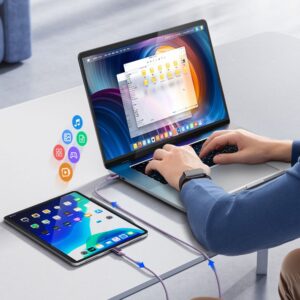 Kaabel Orico  Orico CDX 60W 3A Power Delivery USB-C - USB-C 1m Cable - Purple 