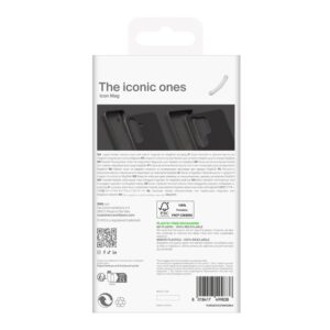 Nugarėlės dėklai Puro  Puro Icon Mag Silicone Case with MagSafe for Samsung Galaxy S25 - Black 