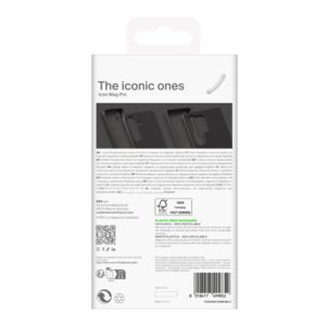 Nugarėlės dėklai Puro  Puro Icon Mag Silicone Case with MagSafe for Samsung Galaxy S25 Ultra - Black 