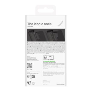 Nugarėlės dėklai Puro  Puro Icon Mag Silicone Case with MagSafe for Samsung Galaxy S25+ - Black 