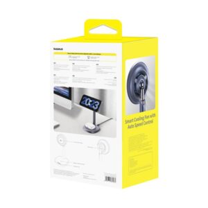 Adapteris Baseus  Baseus Orbit 2 Pro MagSafe Qi2 20W 2 in 1 Inductive Charger with Cooling - Gray 