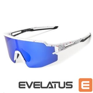 Other goods Rockbros  Rockbros Polarized Cycling Glasses with UV Protection and Corrective Insert Blue Lenses - White 