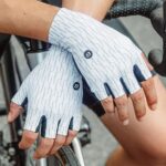 Piederums velosipēdiem Rockbros  Rockbros Road Cycling Gloves Size: XL - White/Black 