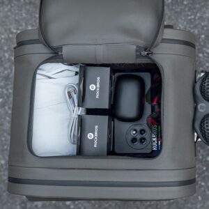 Bicycle accessory Rockbros  Rockbros waterproof bike pannier, for trunk, capacity 14l - gray 