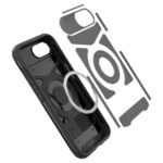 Back panel cover Spigen  Spigen Slim Armor MagSafe iPhone 16e Case - Black 