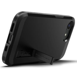 Aizmugurējais vāciņš Spigen  Spigen Tough Armor Case with MagSafe for iPhone 16e with Stand - Black 