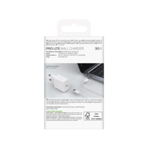 Adapteris Puro  Puro PROLITE 30W USB-C Wall Charger - White 