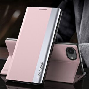 Nugarėlės dėklai Hurtel  Sleep Case Pro for iPhone 16e with flap and stand - pink 