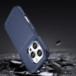 Nugarėlės dėklai Hurtel  Thunder Case for iPhone 16e Silicone Armored Cover - Blue 