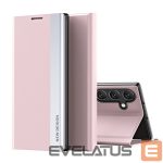 Nugarėlės dėklai Hurtel  Sleep Case Pro for Samsung Galaxy S25 Edge with Flip and Stand - Pink 
