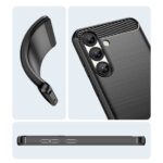 Чехол на заднюю панель Hurtel  Carbon Case for Samsung Galaxy S25 Edge - Black 