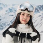 Kitos prekės Qunature  Qunature Pink Children's skiing goggles (medium/large children's version) 