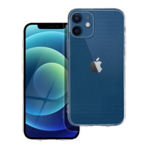 Aizmugurējais vāciņš OEM  CLEAR Case 2 mm for IPHONE 12 Mini (camera protection) transparent transparent 