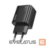 Адаптер Hoco  Phone charger Hoco 2 x USB C + 2 x USB A QC3.0 PD 3A 20W N55 black 