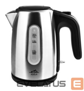 Tējkanna ETA  Kettle | 160490000 ADÉLA | Electric | 1600 W | 1 L | Stainless Steel | 360° rotational base | Stainless Steel 