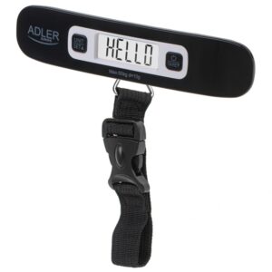 Scales Adler  | Travel Luggage Scale | AD 8190 | Maximum weight (capacity) 50 kg | Accuracy 10 g | Black 
