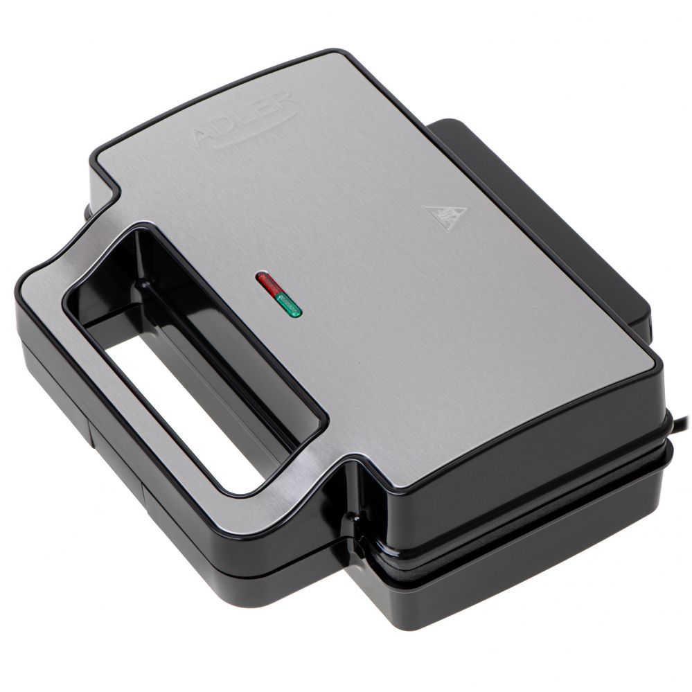Röster Adler Sandwich maker 2 in 1 | AD 3073 | 1000 W | Number of plates 2 | Stainless Steel/Black