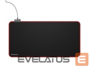 Datora pele Genesis  Mouse Pad | Boron 500 XXL RGB | Mouse pad | 400 x 800 x 4 mm | Black 