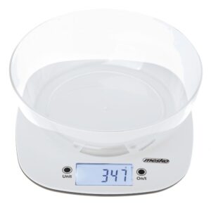 Kitchen scales Adler  Kitchen Scale with a bowl | MS 3179w | Graduation 1 g | Display type LCD | White 