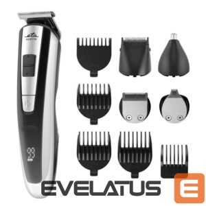 Plaukų kirpimo mašinėlė ETA  5in1 Multi-purpose Trimmer | 834590000 AUSTIN | Cordless | Number of length steps 4 | Black 