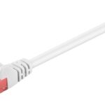Parveidotājs Goobay  Patch Cable | 68633 CAT 6 U/UTP | PVC | Cable length: 1 m | White 