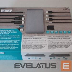 Juhtmevabad kõrvaklapid Digitus  SALE OUT.  Universal Docking Station, USB 3.0, 7-Port, Travel 2x Video, 3x USB 3.0, 1x USB-C, RJ45, Audio |  | Thunderbolt  3 Dockingstation 8K, USB Type-C  | Ethernet LAN | Warranty 24 month(s) | DAMAGED PACKAGING, UNPACKED, USED 