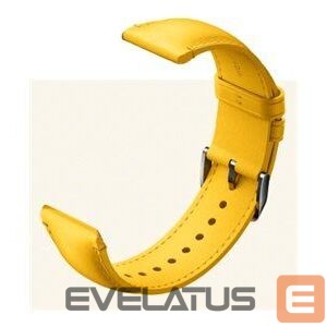 Strap Xiaomi  | Watch Strap | Chrome Yellow | Leather | Adjustable to fit wrist sizes ranging from 135-205mm 