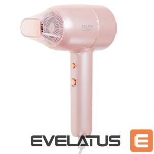 Tervishoid Adler  Hair Dryer | AD 2279p | 1800 W | Number of temperature settings 2 | Ionic function | Pink 