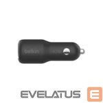 Контроллер Belkin  BOOST CHARGE  42w - 30w USB-C PD PPS + 12w USB-A Car Charger, Black | 