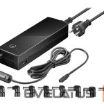 Cable Goobay  55004 Notebook Power Supply 134.5 W, Black 