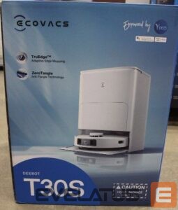 Vacuum cleaner Ecovacs  SALE OUT.  DEEBOT T30S Vacuum cleaner, Robot, Wet&Dry, Operating time 220 min, Dust bin 0,3 L, 5200mAh, White + Auto-empty station |  | Robotic Vacuum Cleaner | DEEBOT T30S | Wet&Dry | Operating time (max) 220 min | Lithium-Ion | 5200 mAh | Dust capacity 0.3 L | 11000 Pa | White | DAMAGED PACKAGING, SCRATCHED ROBOT TOP 