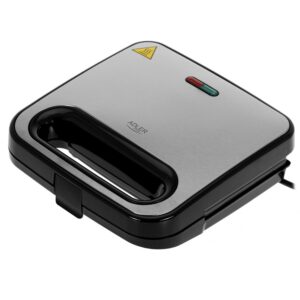 Toster Adler  Sandwich Maker | AD 3076 | 1000 W | Number of plates 1 | Black/Silver 